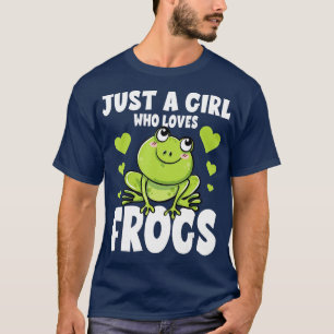Camiseta Apenas Uma Menina Que Ama Sapos Engraçados, Tadpol