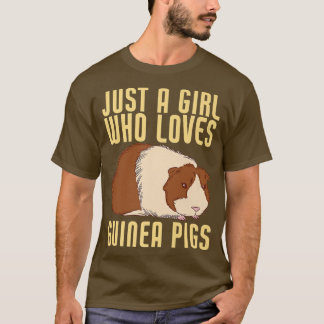 Camiseta Apenas Uma Menina Que Ama Suínos861