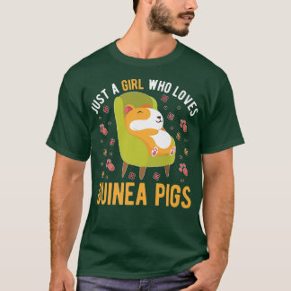 Camiseta Apenas Uma Menina Que Ama Suínos863