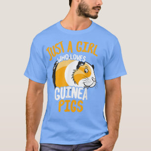 Camiseta Apenas Uma Menina Que Ama Suínos886