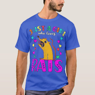 Camiseta Apenas Uma Menina Que Ama Suínos 3578