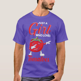 Camiseta Apenas Uma Menina Que Ama Tomates