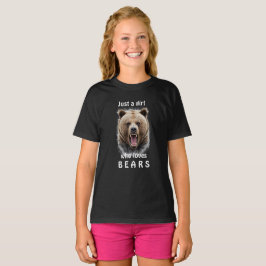 Camiseta Apenas Uma Menina Que Ama Ursos
