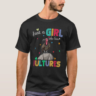 Camiseta Apenas Uma Menina Que Ama Vultos, Vulturão Gráfico