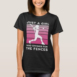 Camiseta Apenas Uma Menina Que Balança as Cercas
