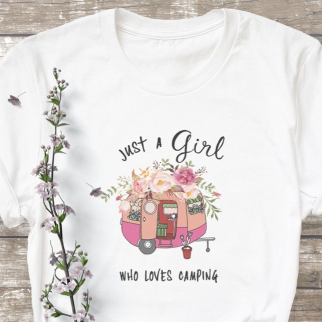 Camiseta Apenas Uma Menina Que Entusiasta Menina Menina Ama (Criador carregado)