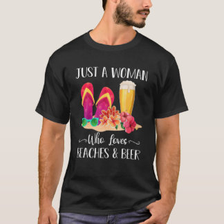 Camiseta Apenas Uma Mulher Que Ama Praias