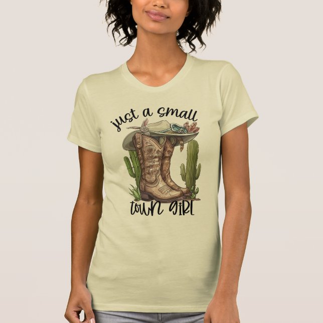 Camiseta Apenas Uma Pequena Garota Da Cidade (Frente)