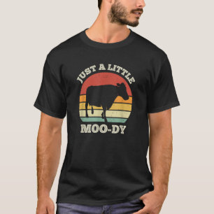Camiseta Apenas Uma Pequena Vaca Retro Farmadora Engraçada