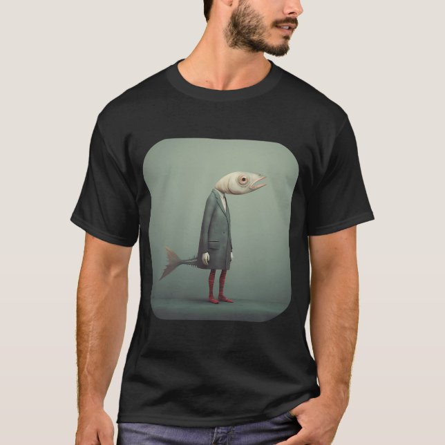 Camiseta Apenas uma Pessoa Peixe Normal (Frente)