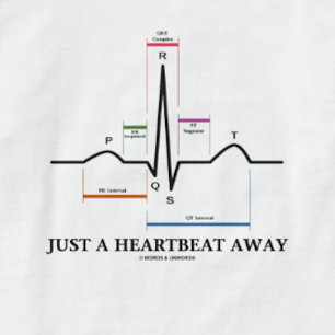 Camiseta Apenas uma pulsação do coração afastado (EKG/E