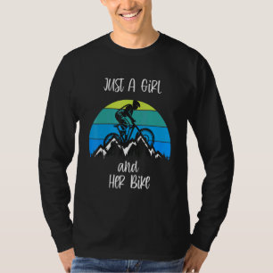 Camiseta Apenas Uma Rapariga E Sua Bicicleta De Sujeira