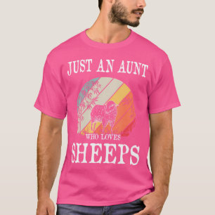 Camiseta Apenas Uma Tia Que Ama Ovelhas