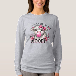 Camiseta Apenas uma vaca bebê um pouco mal-humorada