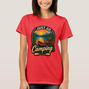 Camiseta Apenas Vá Acampar