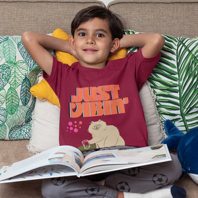 Camiseta Apenas Vibin' (Cat) (Criador carregado)