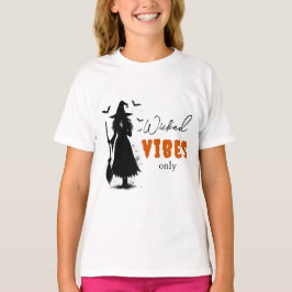 Camiseta "Apenas Víblias Malvadas" - Bruxa Negra Halloween