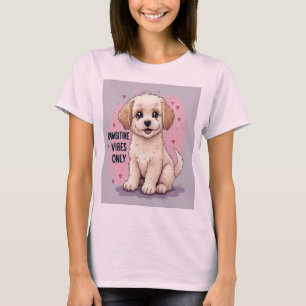 Camiseta Apenas Víblias Pawsitivas - Gato de Uplifagem e Bo