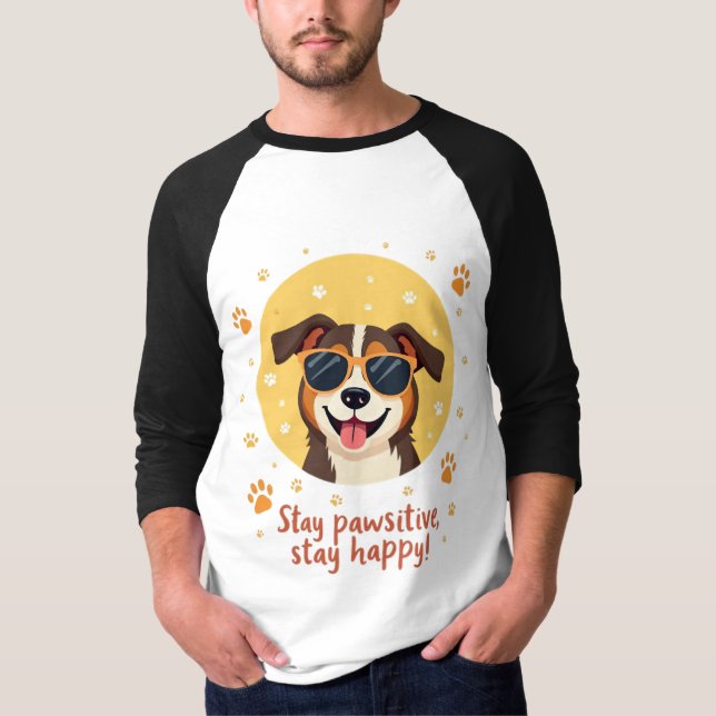 Camiseta Apenas Víblias Pawsitive (Frente)