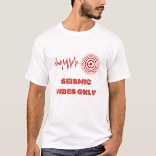 Camiseta Apenas Víblias sísmicas - Gráfico de terremotos -