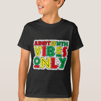 Camiseta Apenas Vibrações de Juneteenth Celebre a História