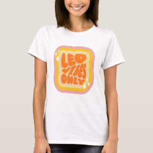 Camiseta Apenas Vibrações de Leão, Presentes de Aniversário