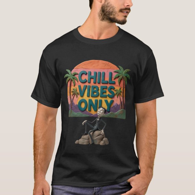 Camiseta Apenas Vibrações Relaxantes (Frente)
