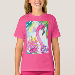 Camiseta Apenas Vibrações Rosa – Flamingo Rosa