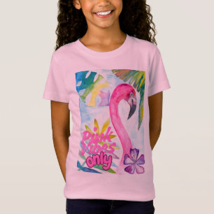 Camiseta Apenas Vibrações Rosa – Flamingo Rosa