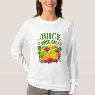 Camiseta Apenas Vibrações Suculentas: Frutas Frescas e Vida