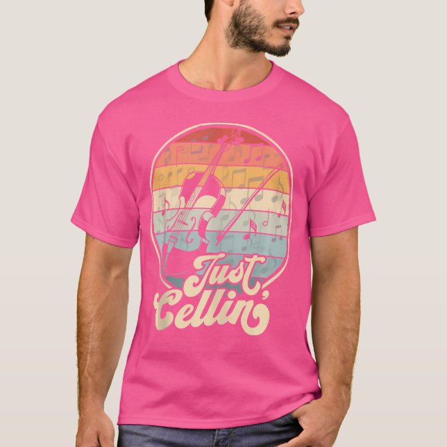Camiseta Apenas Violoncelista Cômico Músico de Violoncelo O (Frente)