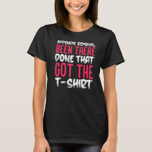 Camiseta Apêndice Cirurgia de Remoção Apendicite