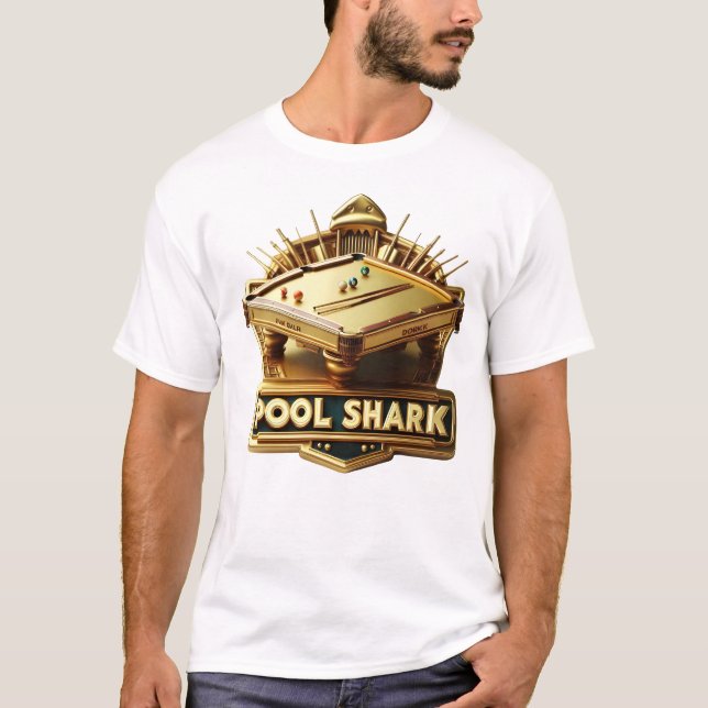 Camiseta Aperfeiçoamento do jogo: Logotipo do Shark de Pisc (Frente)