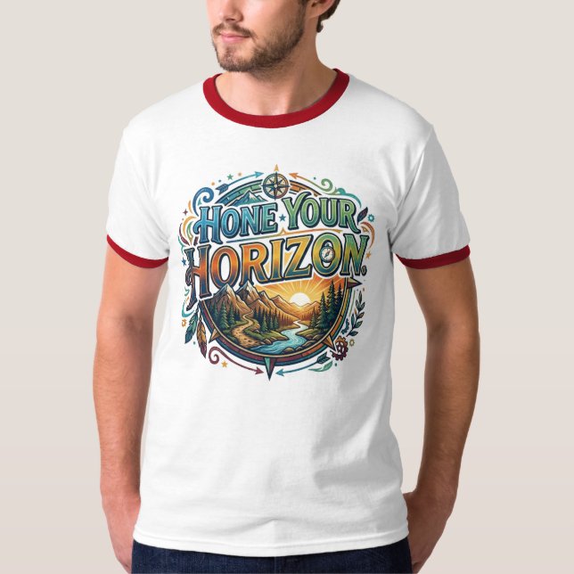 Camiseta Aperfeiçoe Seu Horizonte (Frente)