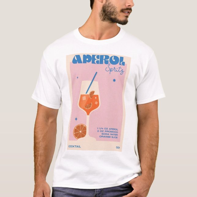 Camiseta Aperol Sprits Retro (Frente)