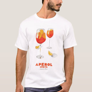 Camiseta Aperol Spritz Art Impressão