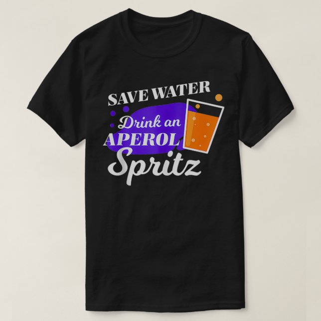 Camiseta Aperol Spritz Cocktail Party Álcool Summer (Frente do Design)