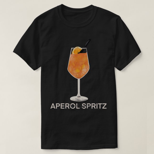 Camiseta Aperol Spritz Impressão (Frente do Design)