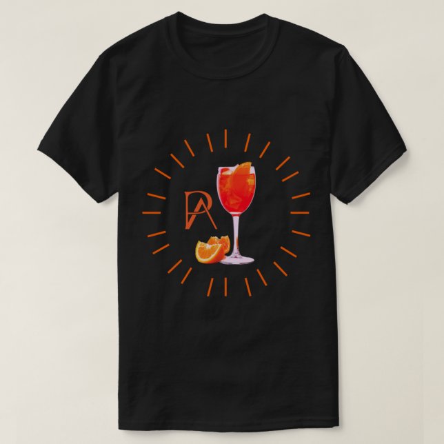 Camiseta Aperol Spritz Rezept - Boné Aperol Spritz (Frente do Design)