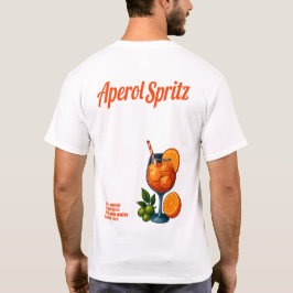 Camiseta Aperol Spritz T-Shirt – Retro Italian Cocktail