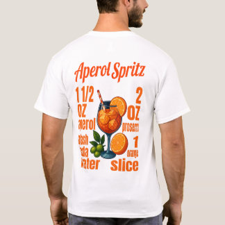 Camiseta Aperol Spritz T-Shirt – Retro Italian Cocktail