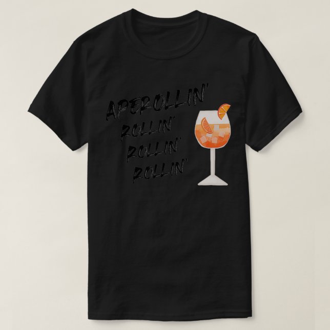 Camiseta Aperollin Rollin Summer 2021 Aperol Spritz (Frente do Design)