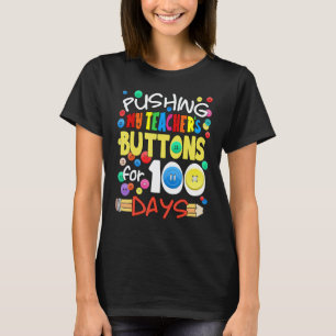 Camiseta Apertando os Botões da Minha Professora por 100 Di