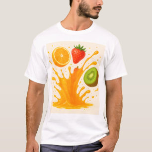 Camiseta Apertar fresco - Bar de suco vibra T-shirt