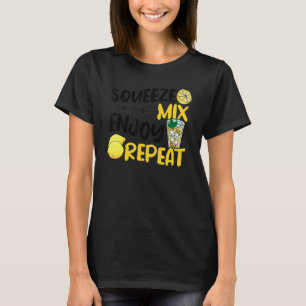 Camiseta Aperte A Mistura E Desfrute De Repetir Para O Prop