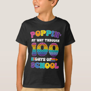 Camiseta Aperte-Me Por 100 Dias De Crianças Escolares 100t