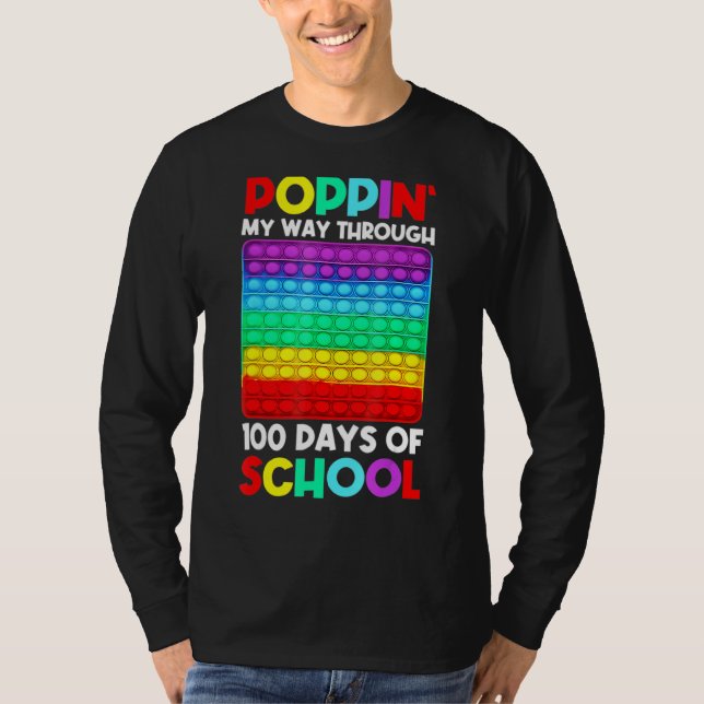 Camiseta Aperte-Me Por 100 Dias De Escola Feliz 100 (Frente)