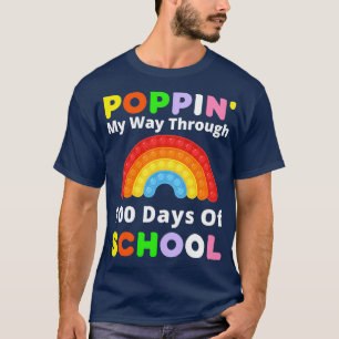 Camiseta Aperte meu caminho através de 100 dias de estudant