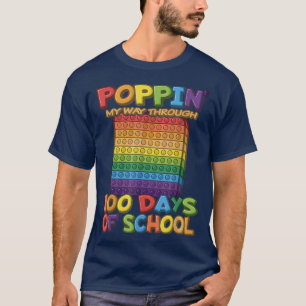 Camiseta Aperte meu caminho por 100 dias de escola - Pop