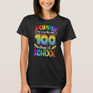 Camiseta Aperte meu caminho por 100 dias de meninos escolar